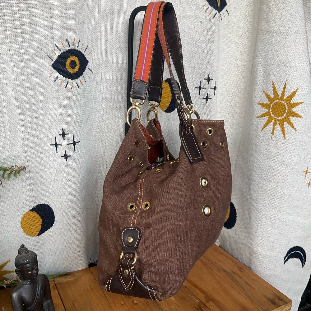 Rare Women's Etro Brown Tote Vintage - Picture 2 of 14